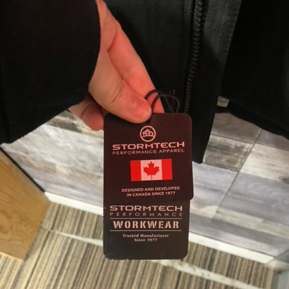 Men's NWT STORMTECH Performance Black Work Jacket - Size: S **NOTES** - Picture 4 of 6